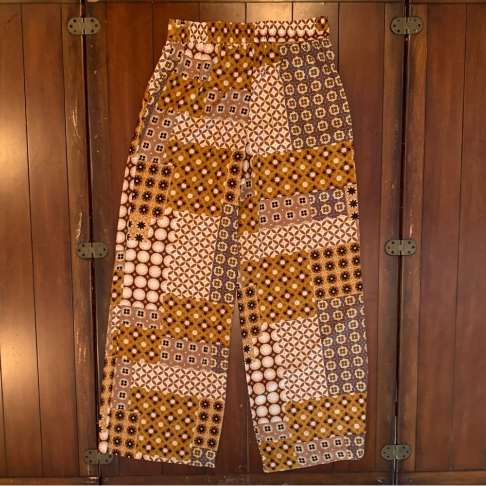 DREW - Vintage Patterned Fabric pants 💃🏼💃🏼💃🏼💃🏼💃🏼💃🏼💃🏼💃🏼💃🏼💃🏼. - Picture 6 of 12
